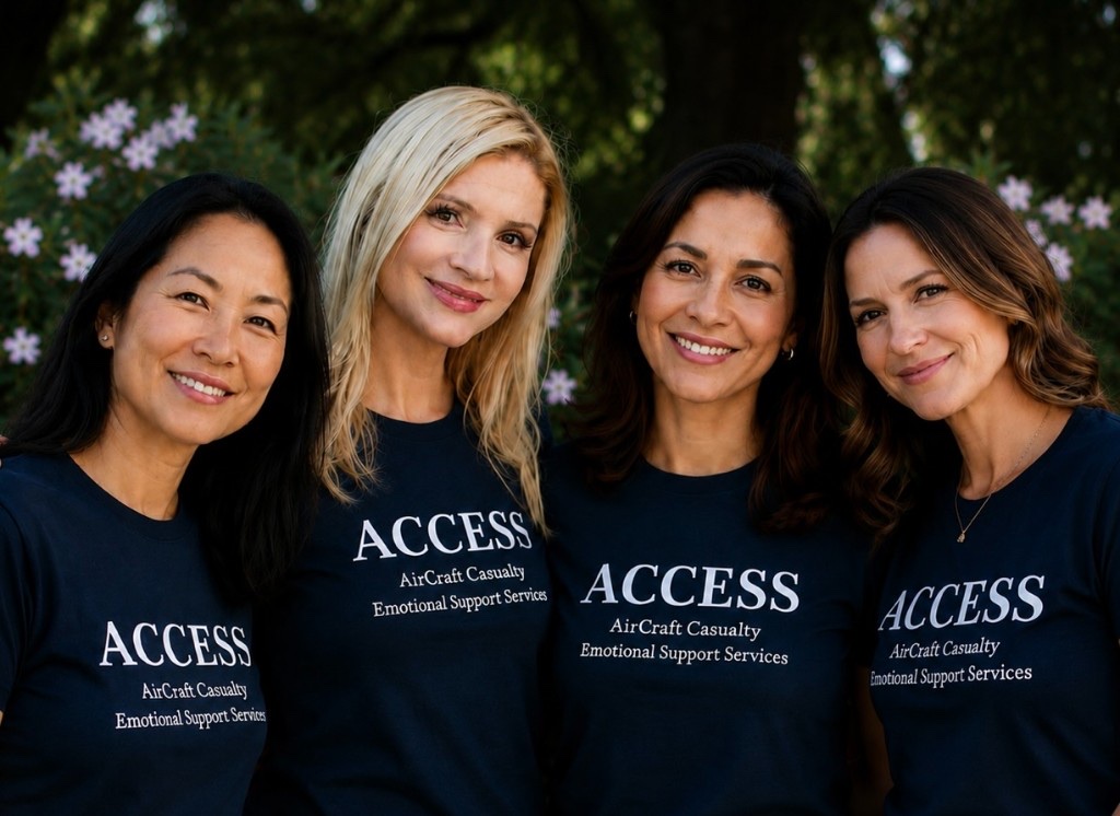 ACCESS volunteers standing together outdoors.